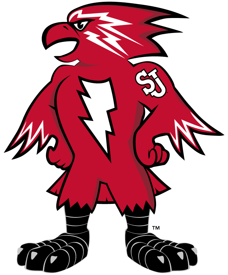 St. John's Red Storm 2013-2015 Mascot Logo v3 diy iron on heat transfer